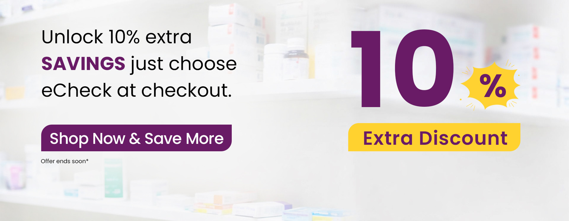 make payment via eCheck- online pharmacy usa