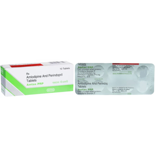 Amlodipine (5mg) + Perindopril erbumine (4mg) Tablet