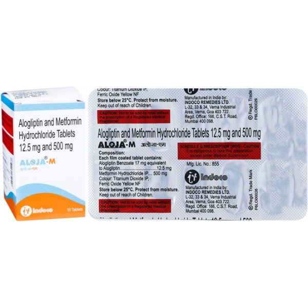 Kazano 12.5mg/500mg Tablet (Generic Equivalent)
