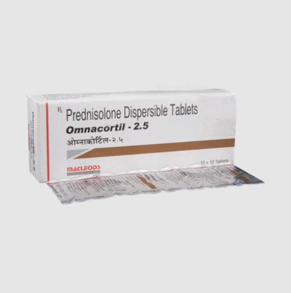 Prednisone 2.5mg Tablet (Generic Equivalent)