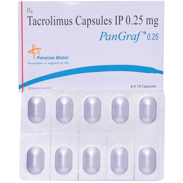 Prograf 0.25mg Capsule (Generic Equivalent)