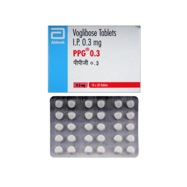 Voglibose 0.3mg Tablet (Generic Equivalent)