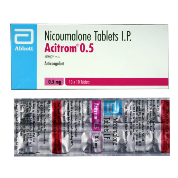 Acenocoumarol 0.5mg Tablet (Generic Equivalent)