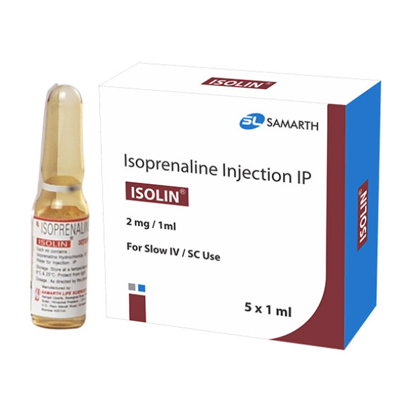 Isuprel 2mg injection 1ml Ampoule (Generic Equivalent)