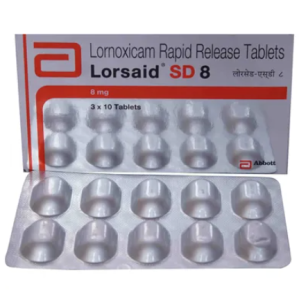 Lornoxicam 8mg Tablet (Generic Equivalent)