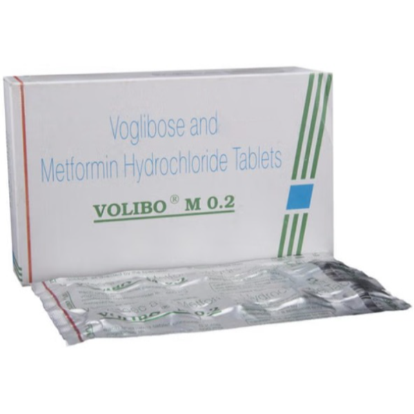 Metformin 500mg + Voglibose 0.2mg Tablet (Generic Equivalent)