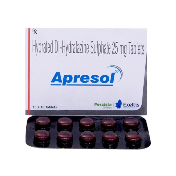 Apresoline 25mg Tablet (Generic Equivalent)