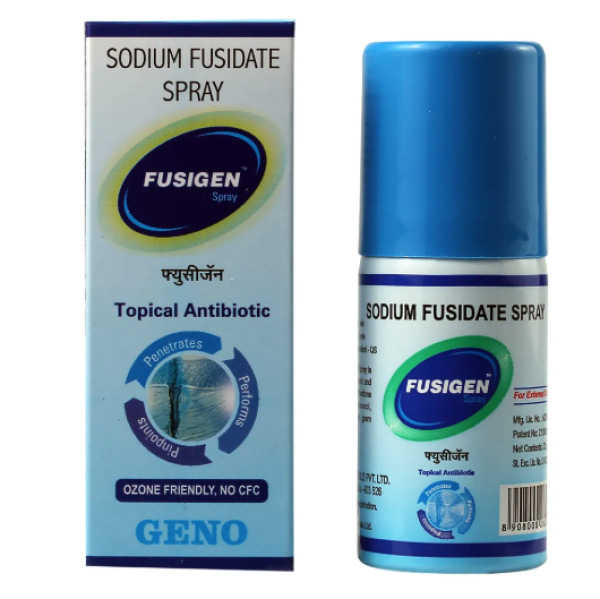 Sodium Fusidate 2 Percent Spray 20gm Bottle (Generic Equivalent)