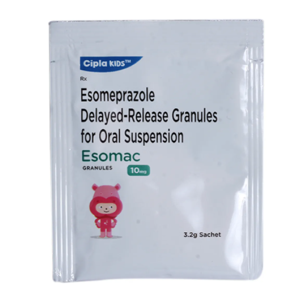 A sachet of Esomeprazole Granules 10mg