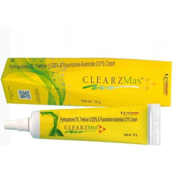 Hydroquinone (2) + Tretinoin (0.025) + Fluocinolone acetonide (0.01) Percent Cream 15gm Tube (Generi