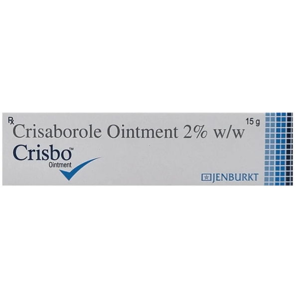 A box and tube of Crisaborole (2% w/w) Generic Ointment