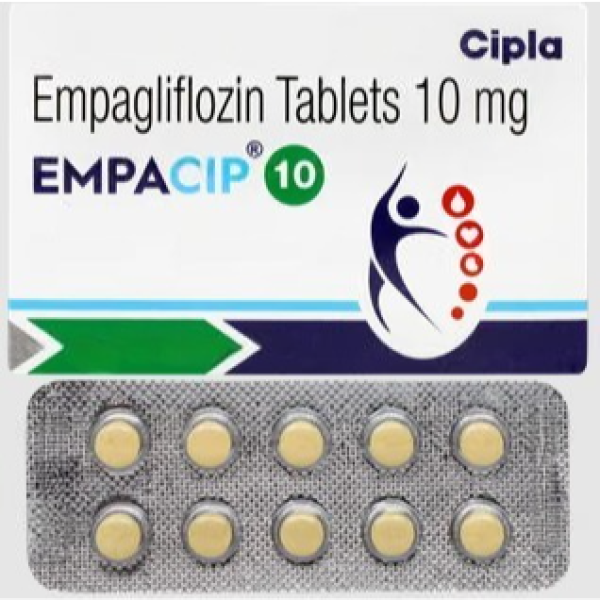 Box of generic Jardiance 10 mg Tablet - Empagliflozin 