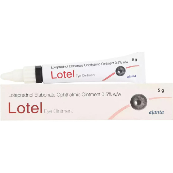 A box and a tube of Lotemax 0.5 Percent Generic Ointment