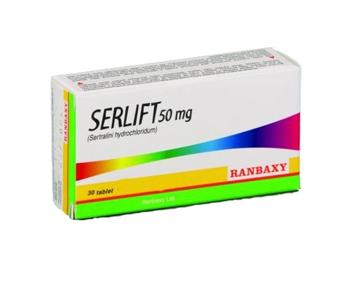 Box of generic Sertraline HCl 50mg tablet