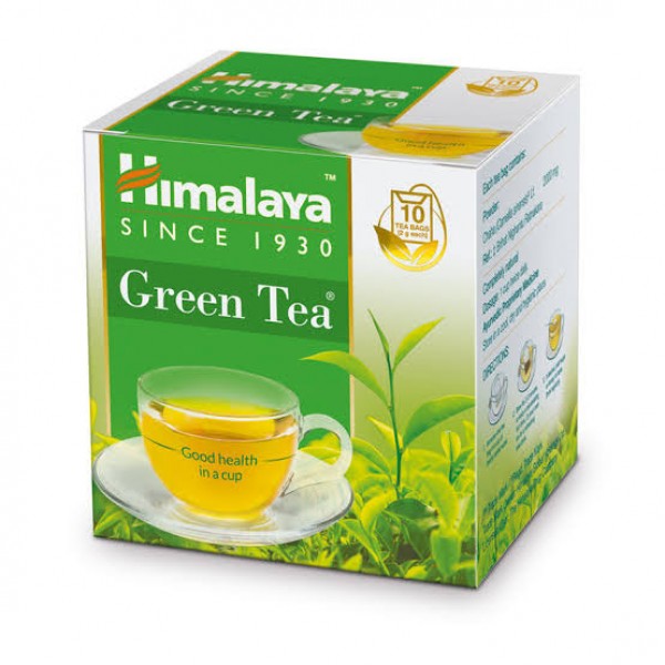A box pack of Himalaya - Classic Green Tea (Sachet)