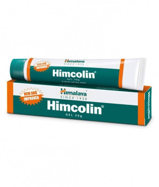 Box and a tube of Himalaya - Himcolin Gel 30gm