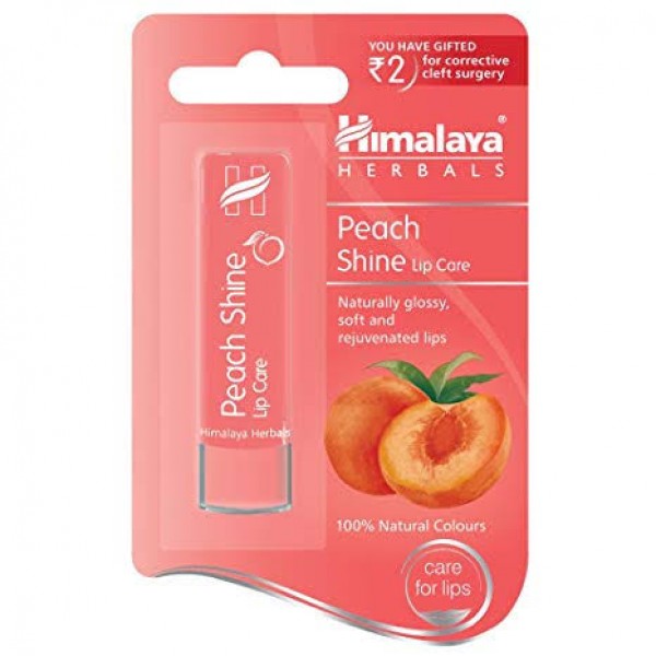 Stick of Himalaya - Peach 4.5 gm Shine Lip Care Balm