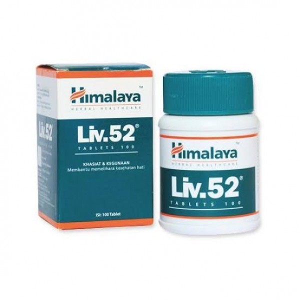 Box and a bottle of Herbal Healthcare - Himalaya Liv. 52 Tablets