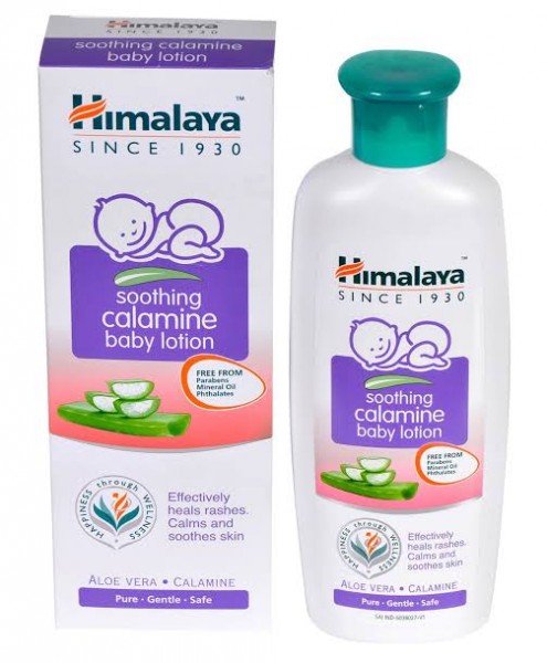 Box pack and a bottle of Himalaya - Soothing Calamine Baby 50 ml Lotion