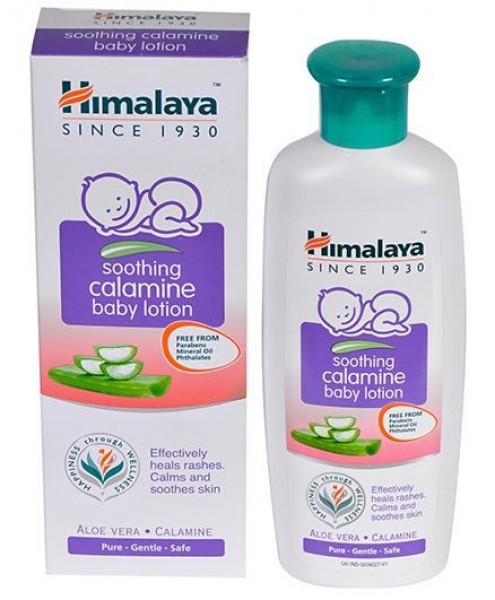 Box pack and a bottle of Himalaya - Soothing Calamine Baby 100 ml Lotion