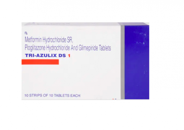 Glimepiride 1mg + Metformin 500mg + Pioglitazone 15mg Tablet