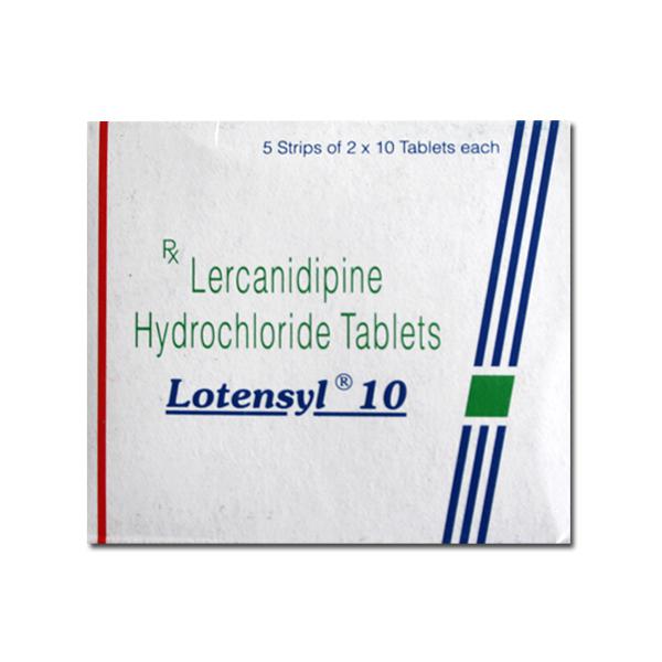 Box of Lercanidipine 10mg Tablet