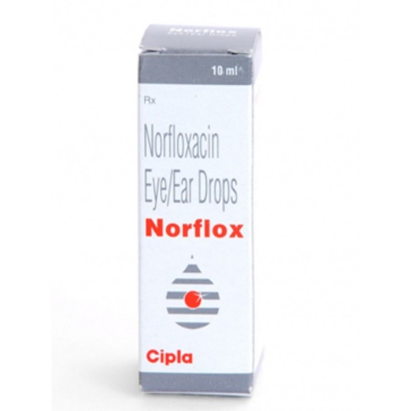 A box of generic Norfloxacin Eye Drop - 0.3 %