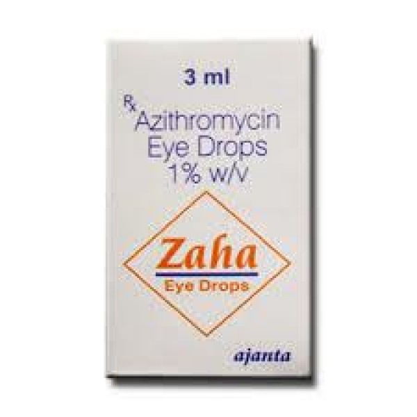 Box of generic Azithromycin 1 %  Eye Drop  3 ml
