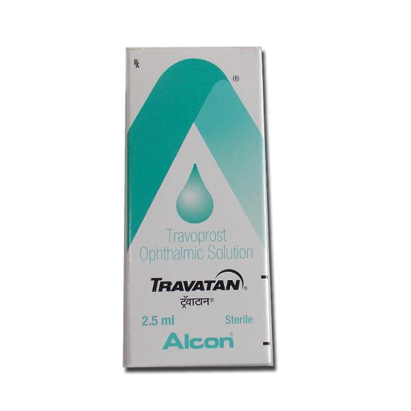 A box of Travoprost 0.004 %  Eye Drop of 2.5ml
