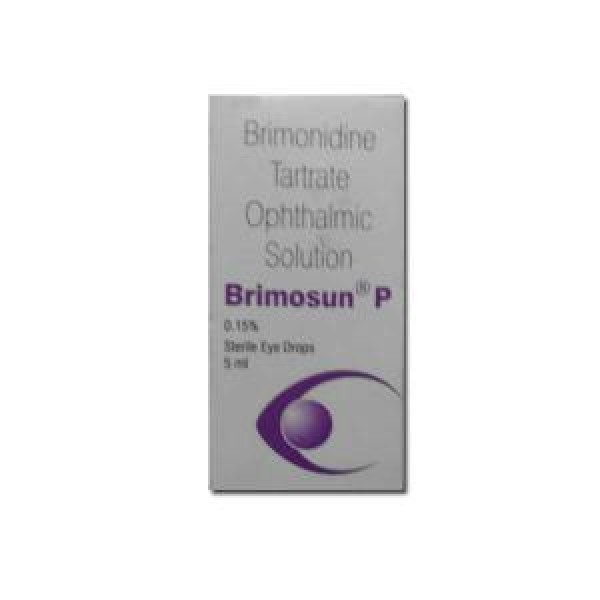 A box of Brimonidine 0.15 % Eye Drop of 5ml