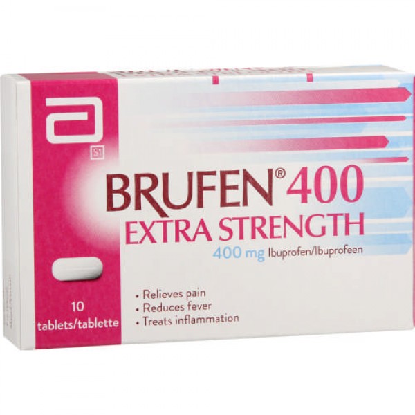 Box of generic Ibuprofen (400mg) Tablet