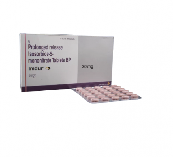 Box and a strip of Isosorbide Mononitrate 30mg Tablet