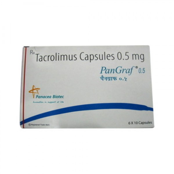 Box of Tacrolimus (0.5mg) Capsule