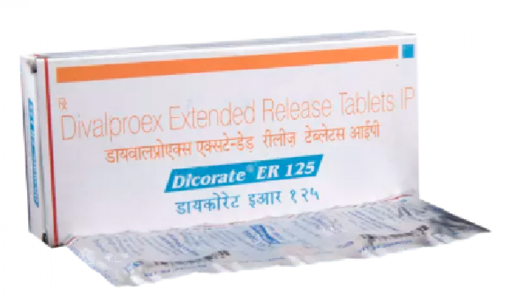 Depakote ER 125 mg Tablet (Generic Equivalent)