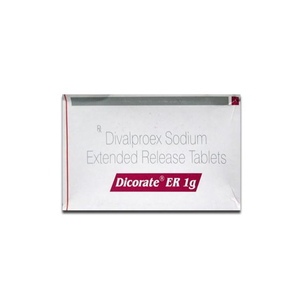 Box of generic Divalproex 1g Tablet
