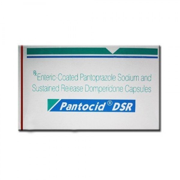A box of Domperidone 30mg and Pantoprazole 40mg Capsule