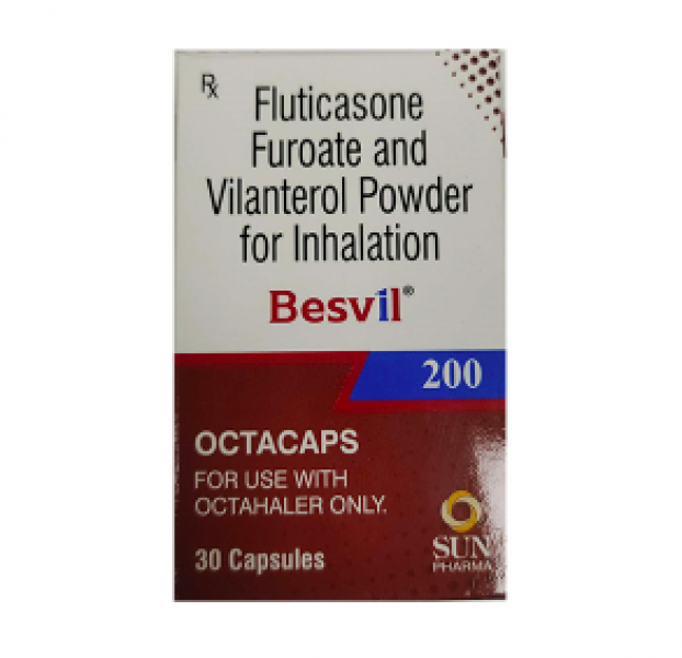 Breo Ellipta 200 / 25mcg Octacaps with Octahaler Device (Generic Equivalent)