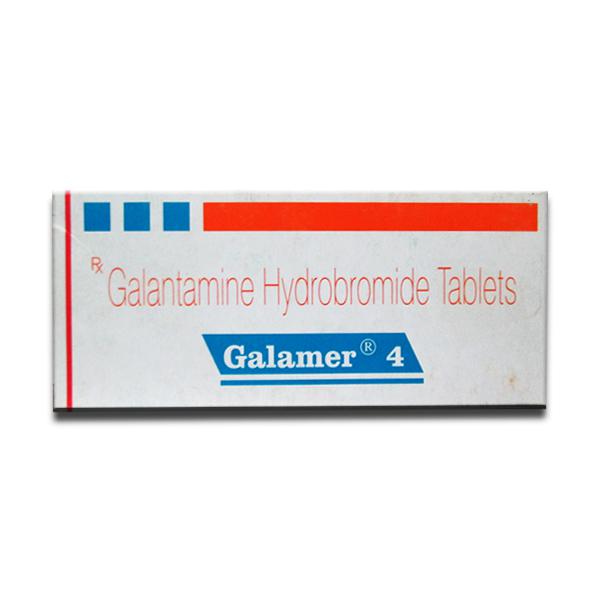 A box of generic Galantamine 4mg Tablet