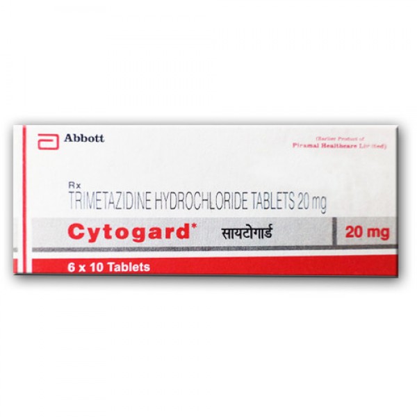 Box of generic Trimetazidine 20mg Tablet