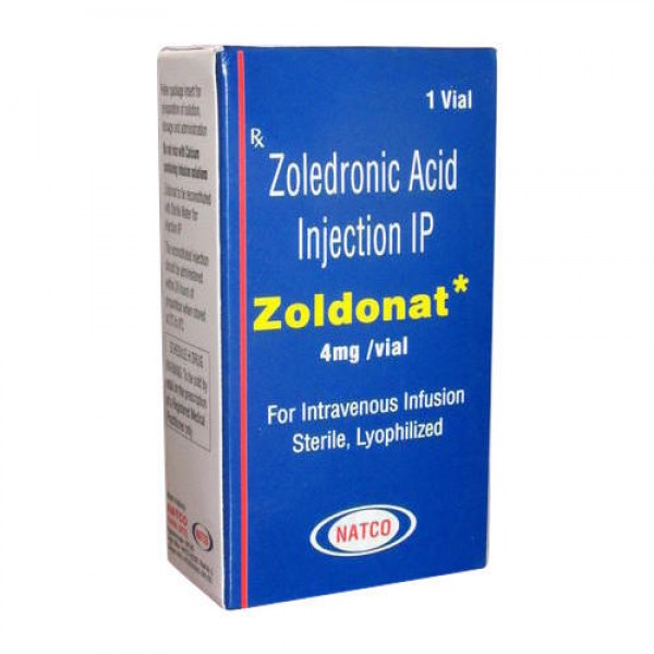 box of generic Zoledronic Acid 4mg Injection
