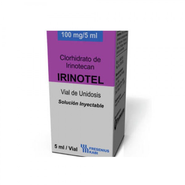 A box of generic Irinotecan 100mg/5ml Injection