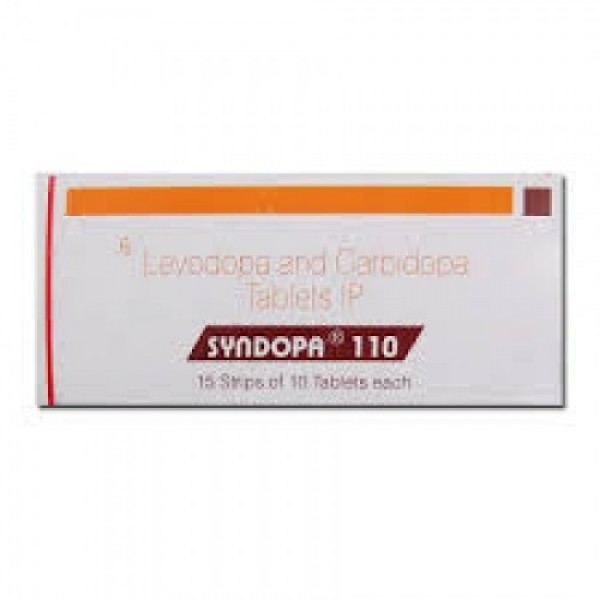 Box of generic Levodopa (100mg) and Carbidopa (10mg) Tablet