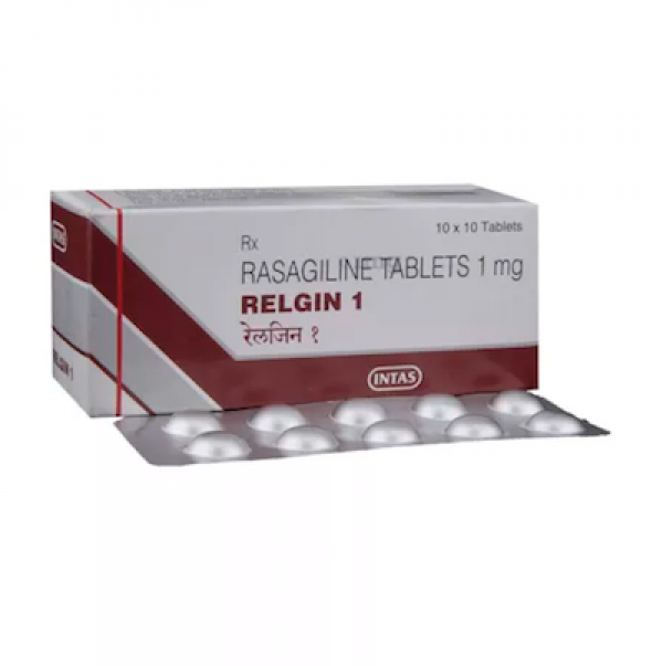 Box and blister of generic Rasagiline 1 mg Tablet