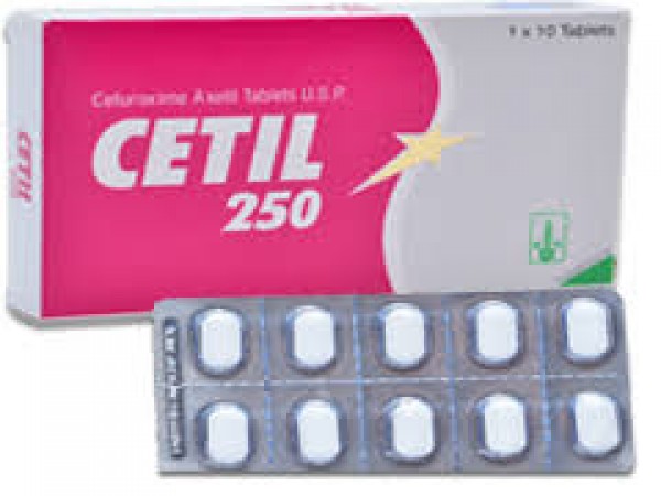 A pack of strip of generic Cefuroxime Axetil  250mg Tablet