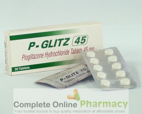 Pioglitazone Hydrochloride 45mg Tablets
