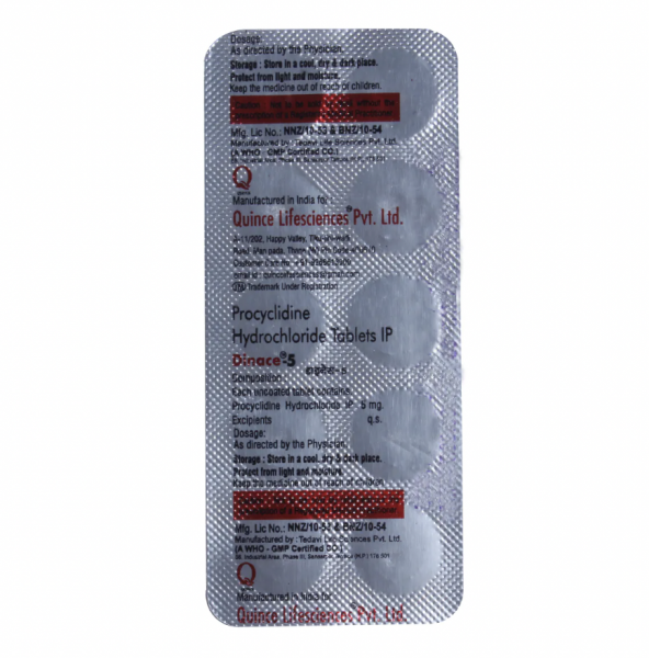 Kemadrin 5mg Tablet (Generic Equivalent)