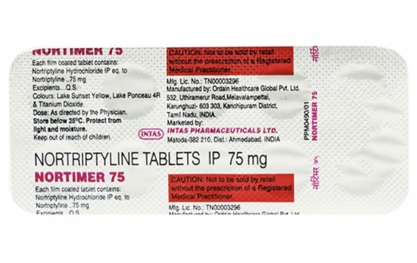 Pamelor 75mg Tablet (Generic Equivalent)