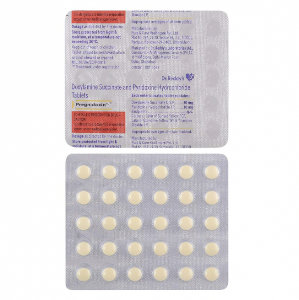 Diclegis 10mg/10mg Tablet (Generic Equivalent)