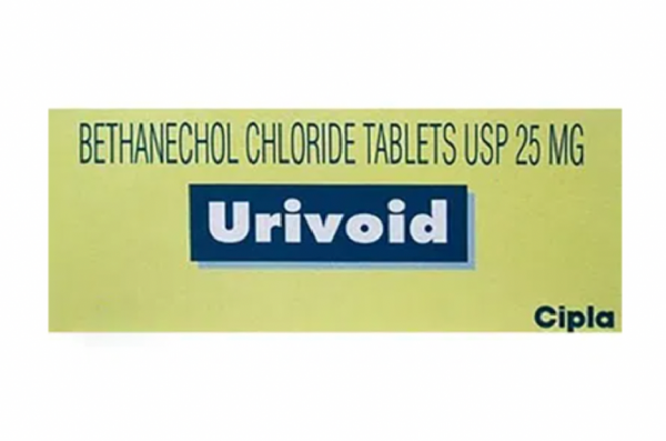 A box of Bethanechol 25mg Tablet. 