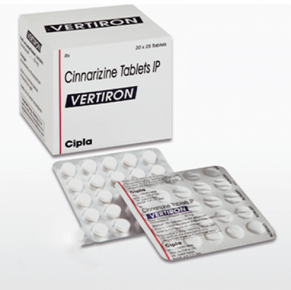 Cinnarizine 25mg Tablet